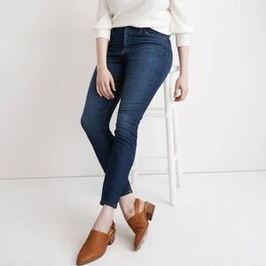 Madewell Curvy High Rise Skinny Blue Jeans